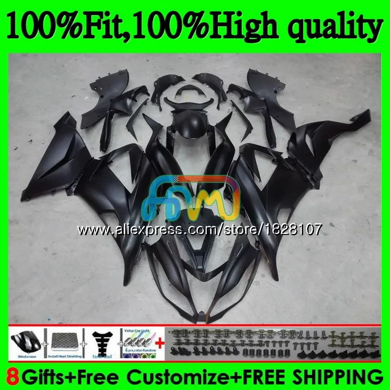 Инъекции для KAWASAKI ZX 6R ZX-636 ZX 636 ZX636 25BS. 74 ZX-6R ZX6R 13, 14, 15, 16, 17, 2013 обувь на плоской подошве; цвет черный, обтекатель