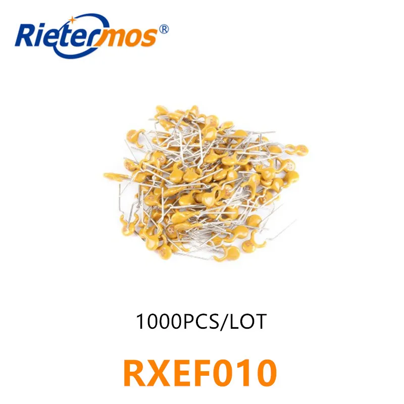 1000 шт PPTC сбрасываемый предохранитель 60В 0.1A 100мА RXEF010 XF010 шаг 5 мм Сделано в Китае |