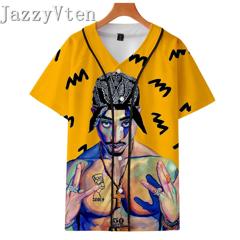 New Arrived USA RAP Singer Baseball Jersey White Cheap Throwback Sleeveless Breath Sport Shirts
