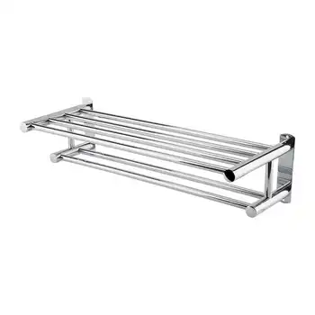 

Stainless Steel Towel Rack Luxury Solid Polished Towel Rack Towel Wall Shelf Bathroom