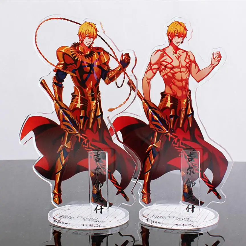 Аниме Fate Grand Order FGO Archer Gilgamesh Saber Lily акриловая подставка фигурка настольное