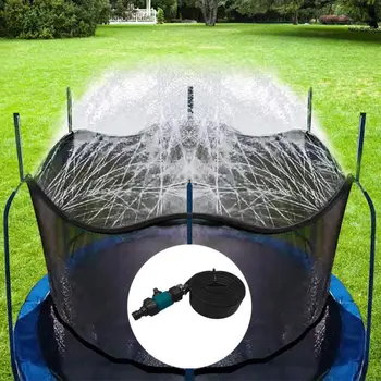 

Trampoline Sprinkler Children Outdoor Water Play Toy Park Summer Trampoline 40 Ft Backyard Water Game Sprinkler