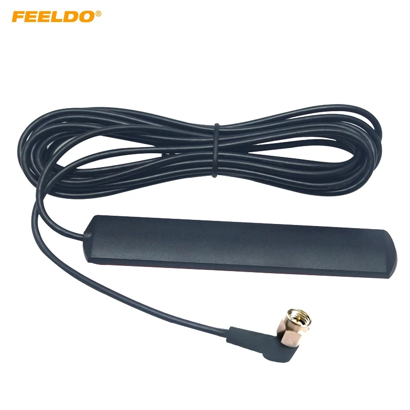 

FEELDO 3G 4G LTE GSM Antenna Amplifier SMA Male Plug Adapter Windshield Mount for Car GPS Cell Phone Signal Booster