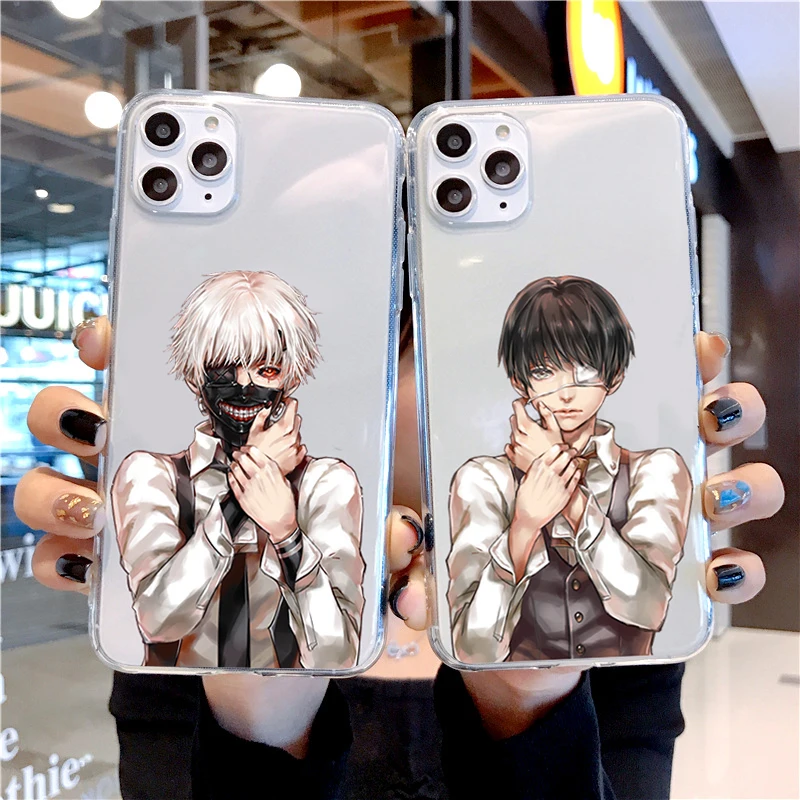 Japanese Anime Tokyo Ghoul Transparent Soft TPU Phone Case Cover For IPhone 11Pro Max 6 6S 7 8 Plus X Xs Xr Silicone | Мобильные