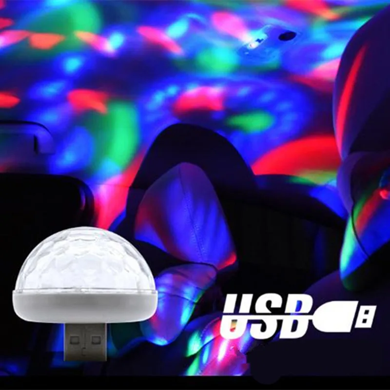 2019 Новый Многофункциональный Цвет цветная (RGB) Светодиодная лампа автомобиля