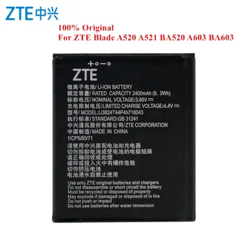 

Original Battery Li3824T44P4h716043 For ZTE Blade A520 A521 BA520 A603 BA603 2400mAh Top Quality Rechargeable Akku