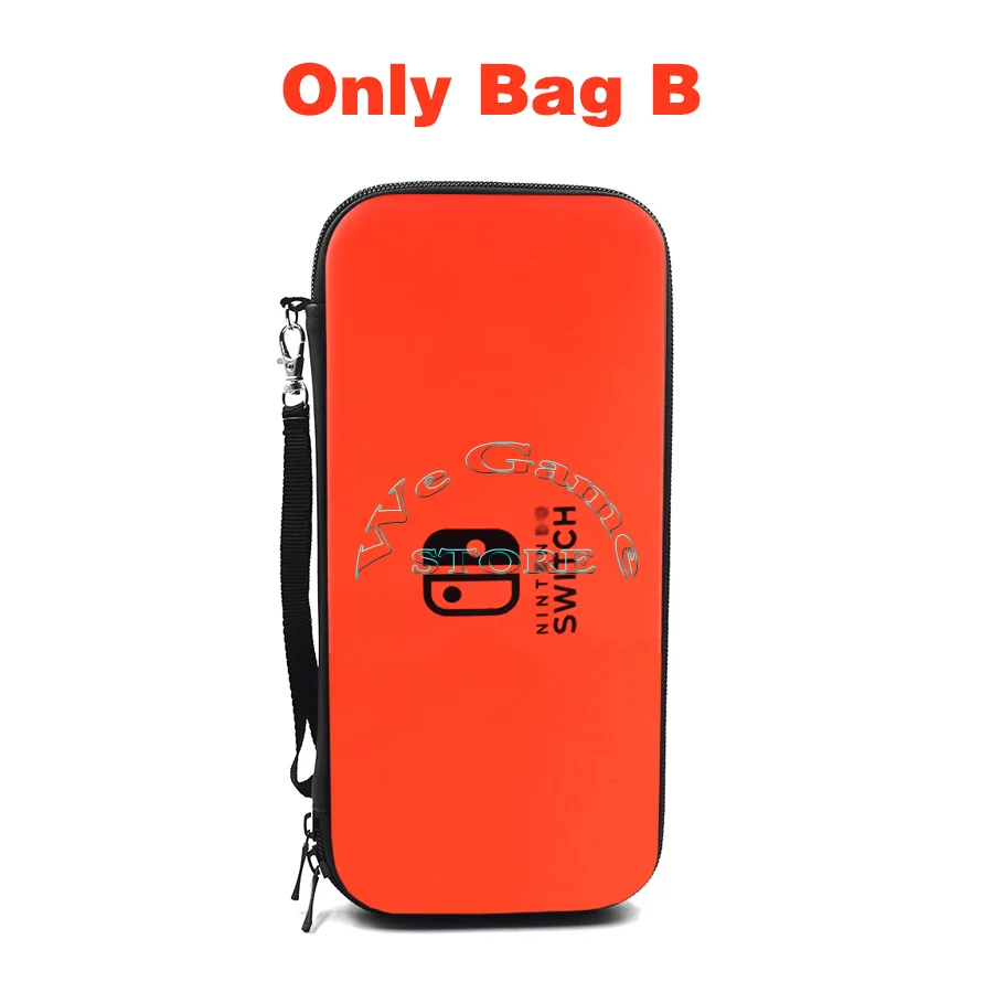 Only Bag B 5 в 1 Набор аксессуаров для переключателей: чехол с кристаллами и Защитное стекло для экрана и колпачки для джойстика - Цвет: Only Bag B