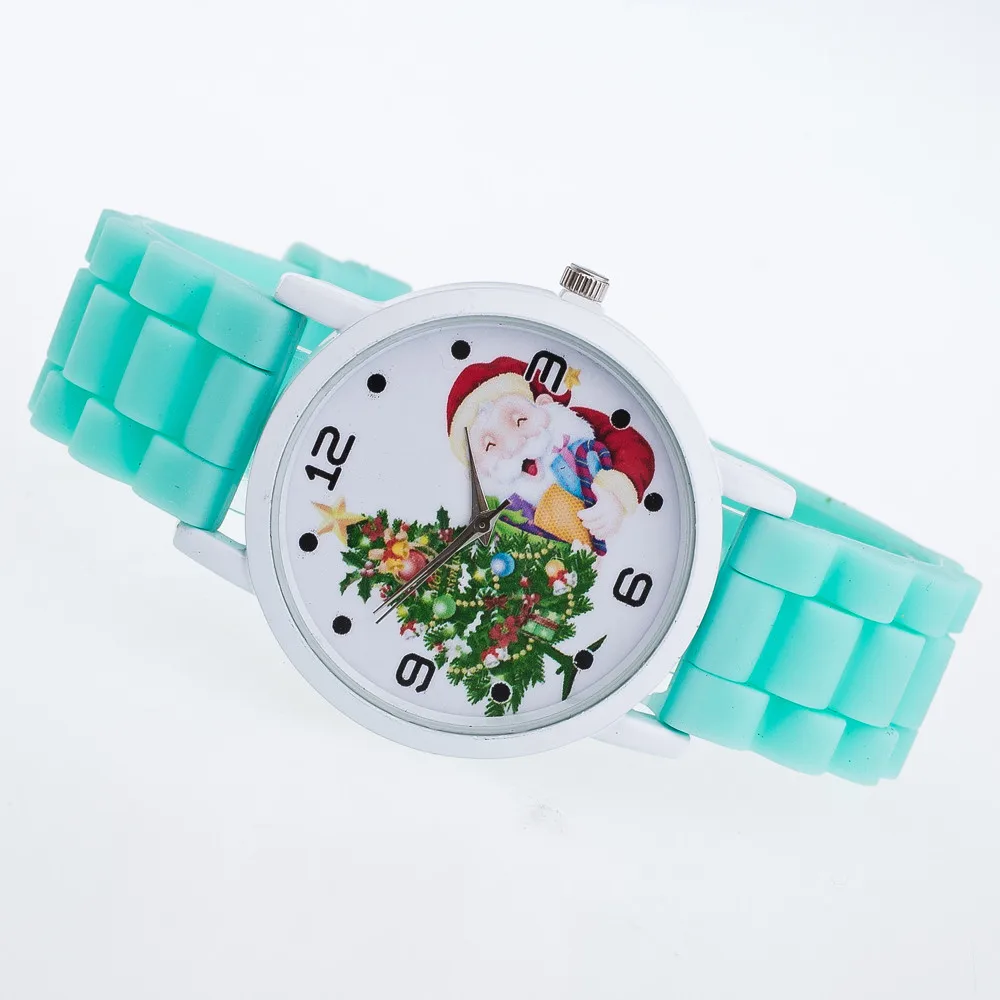 Для мальчиков и девочек; детские спортивные часы Цвет модные силиконовый ремешок наручные часы Детские часы Relogio Infantil montre enfant Рождество часы подарок Q