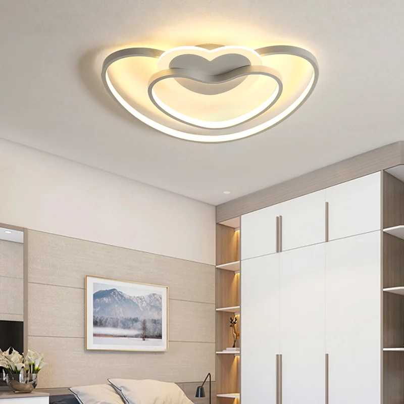 

Pink/Blue/White Led chandelier lighting 110V-220V Modern chandeliers For Bedroom study Children's room home light