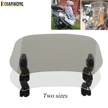 

Universal Motorcycle Windshield Airflow Windscreen Wind Deflector for Kawasaki Victory Touring Cruiser 2015 2016 2017