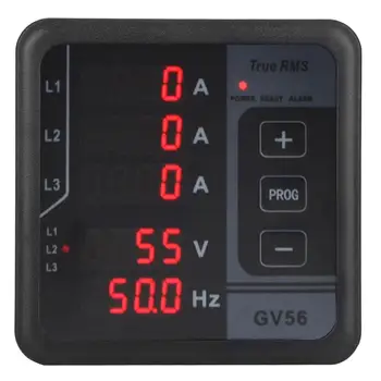 

GV56 Generator Set Meter Digital Display Multi-Function Voltage Current Frequency Measuring Meter Voltage Meter