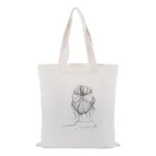 Холст сумка-тоут текст DIY сумка печать индивидуальный логотип для печати ежедневное использование Складная хозяйственная сумка индивидуальное многоразовое