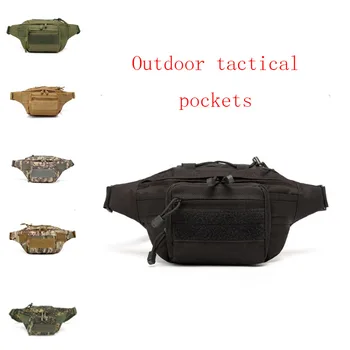 

Outdoor camping hiking pockets slings practical multi-function pockets tactical camouflage pockets camouflage pockets