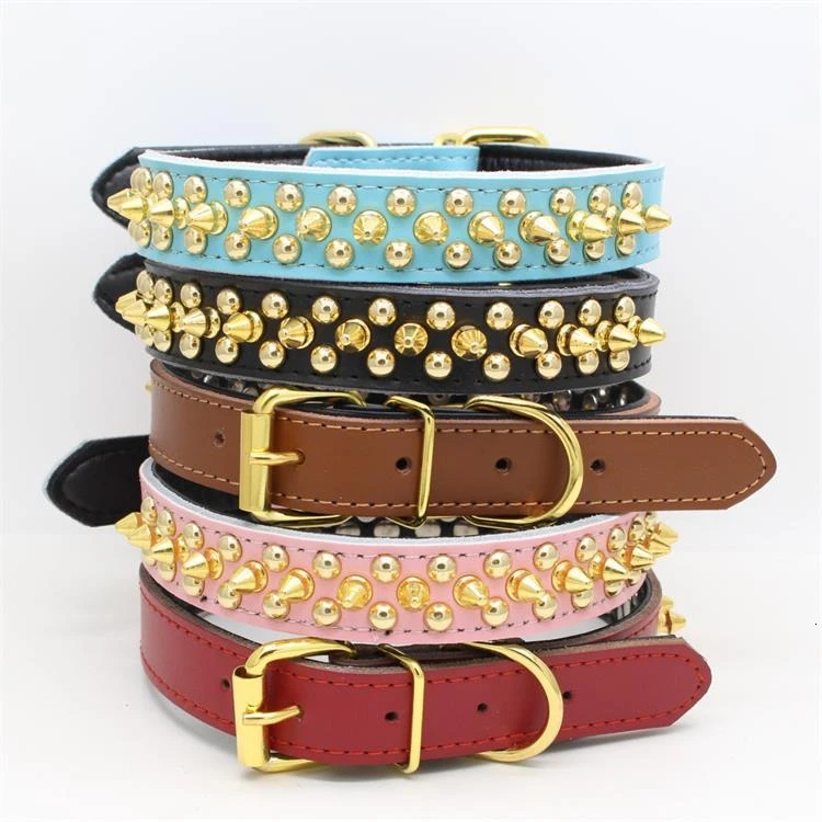 True Pete cool bullet nail pet chain alloy accessories litchi pattern | Дом и сад
