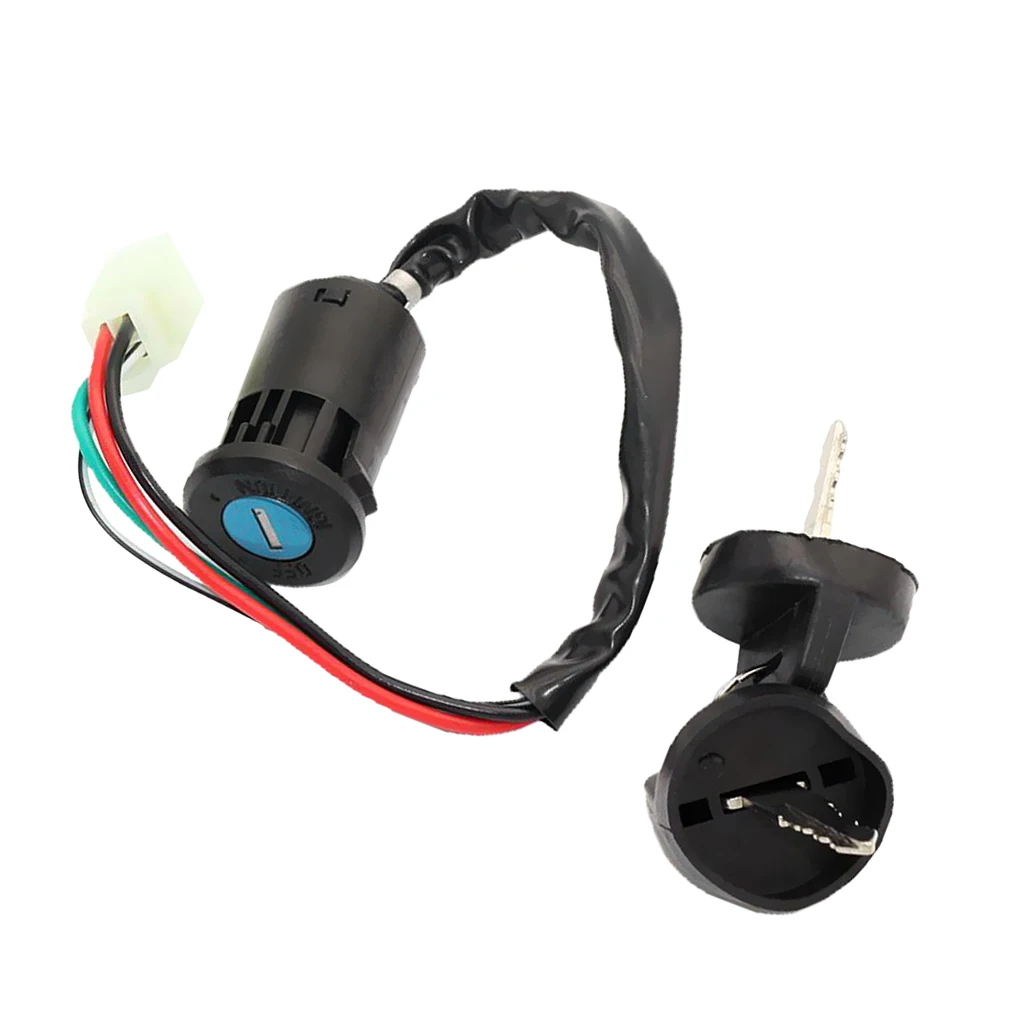 2x Zündschalter Für E-Bike & E-Roller - 3-Draht Mit 4 Schlüsseln