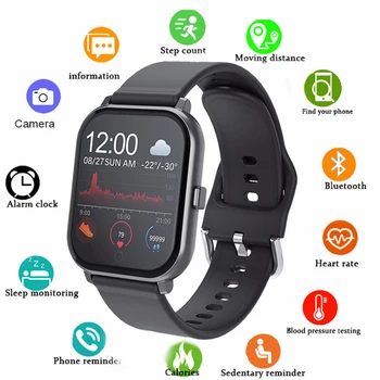

Smart Watch Men Women Heart Rate Blood Pressure Monitoring Wristband Fitness Tracker Waterproof Smartwatch reloj inteligente