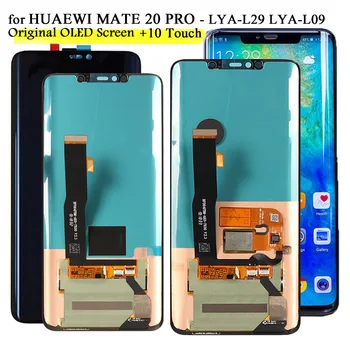 

OLED Screen For Huawei Mate 20 Pro LYA-L29/L09 Original Display 10 Touch Screen Replacement For Mate 20 RS LCD + Fingerprint