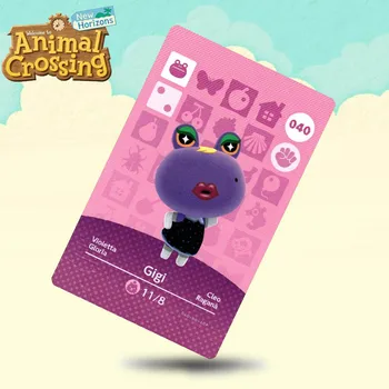 

040 Gigi Animal Crossing Card Amiibo Cards Work for Switch NS 3DS Games