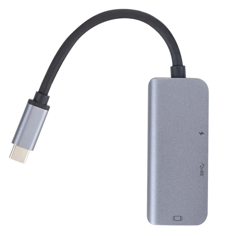 3Pcs Type C to 3 5mm Headphone o Adapter 1x USB3 1 Type C to HDMI HUB DP Docking Station USB C Interface Adapter