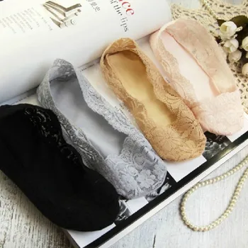 

Summer Socks Woman Thin Lace Hosiery Lady's Seamless Short Socks Girls Fashion Stretch Socks