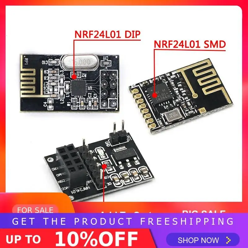 NRF24L01+ модуль беспроводной передачи данных 2,4G/NRF24L01 обновленная версия 2 Мбит/с NRF24L01 гнездо адаптера плата