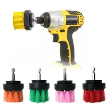 

75% Dropshipping!!2 inch Plastic Furniture Car Interiors Cleaning Dust Remover Power Drill Brush