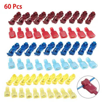 

0PCS 22-10AWG Terminal & Male Spade Wire Cable Connector Scotch Lock Quick Splice Electrical Car Audio 22-10AWG 0.3mm-6mm