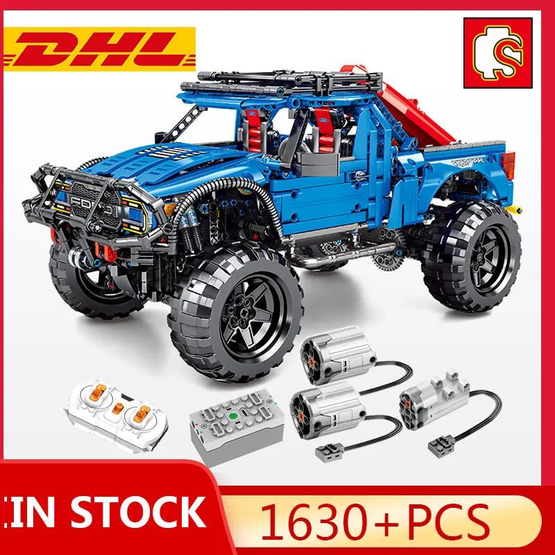 SEMBO Technic RC автомобиль F 150 Raptor пикап Посадка дистанционного Управление внедорожник