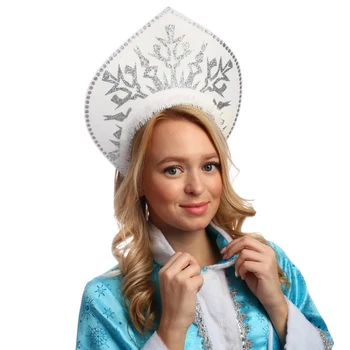 

Kokoshnik " silver snowflake»