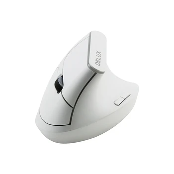 

Wireless Mouse Ergonomic Vertical 6 Buttons Gaming Mouse RGB 1600 DPI Delux M618C Optical Mice With For PC Laptop