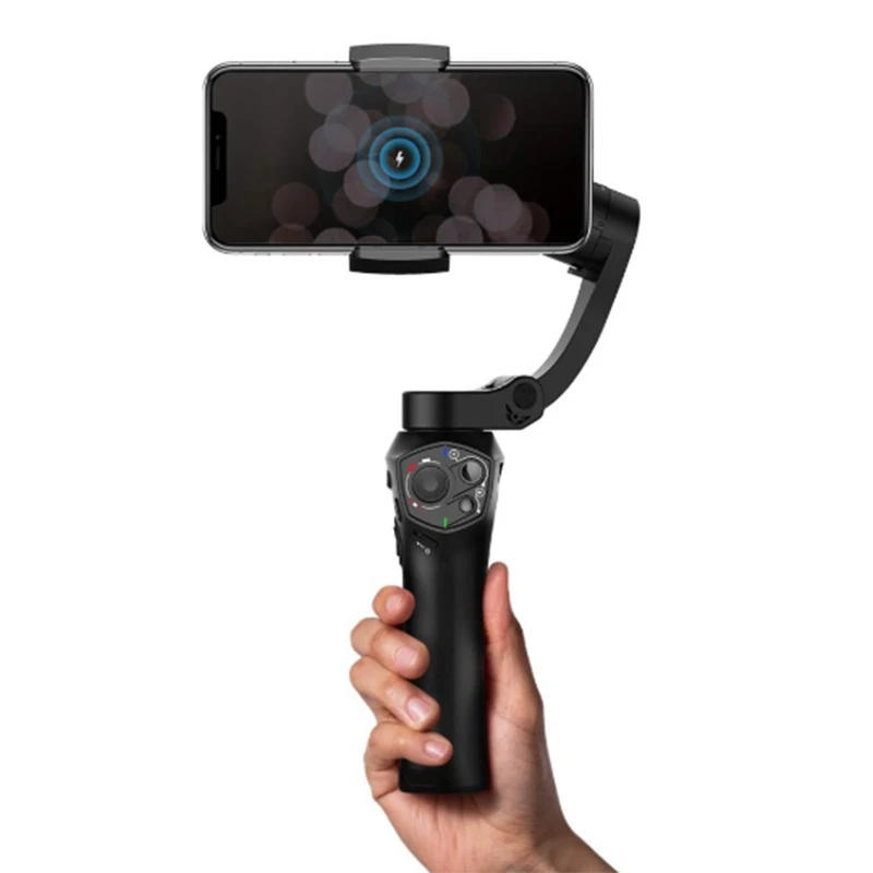 Handheld Mobile Phone Stabilizer With Live Anti-Shake 3-Axis Ptz Gimbal Selftimer For Iphone Smartp