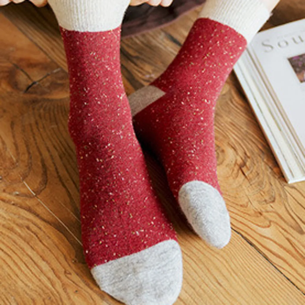 Модные носки для женщин и взрослых; хлопковые уличные удобные теплые носки в стиле пэчворк; носки-чулки средней длины; skarpetki damskie sokken