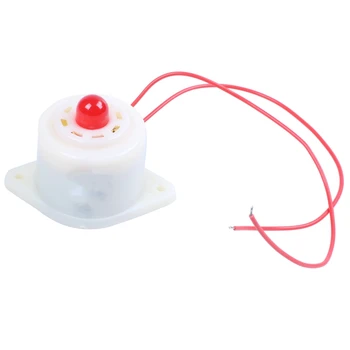 

Promotion! BJ-3 AC220V Industrial LED Blinker Red Alarm Siren Buzzer 100dB White