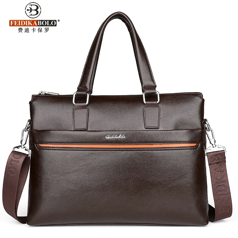 

Men Fashion 2018 Spring New Style Contrast Color Hand Shoulder Oblique Bag Send Wallet Different Size Bags Computer Bag Large Ca