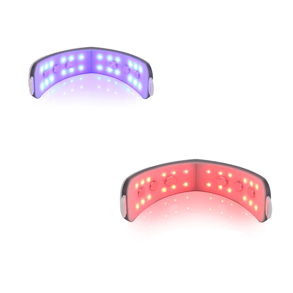 Chin Red Blue LED Photon Therapy Machine V Face Shaping Machine V‑Line Up Lift Belt Face Lifting Slimming Vibration Massage