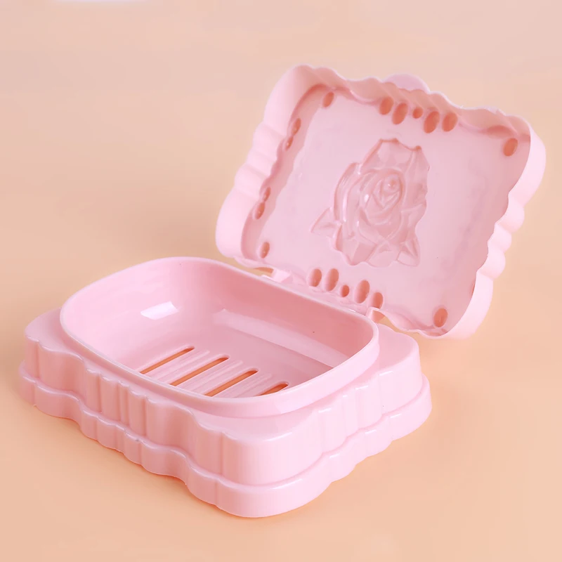 Пластиковая мыльница декор для ванной комнаты Роскошная роза резная портативный