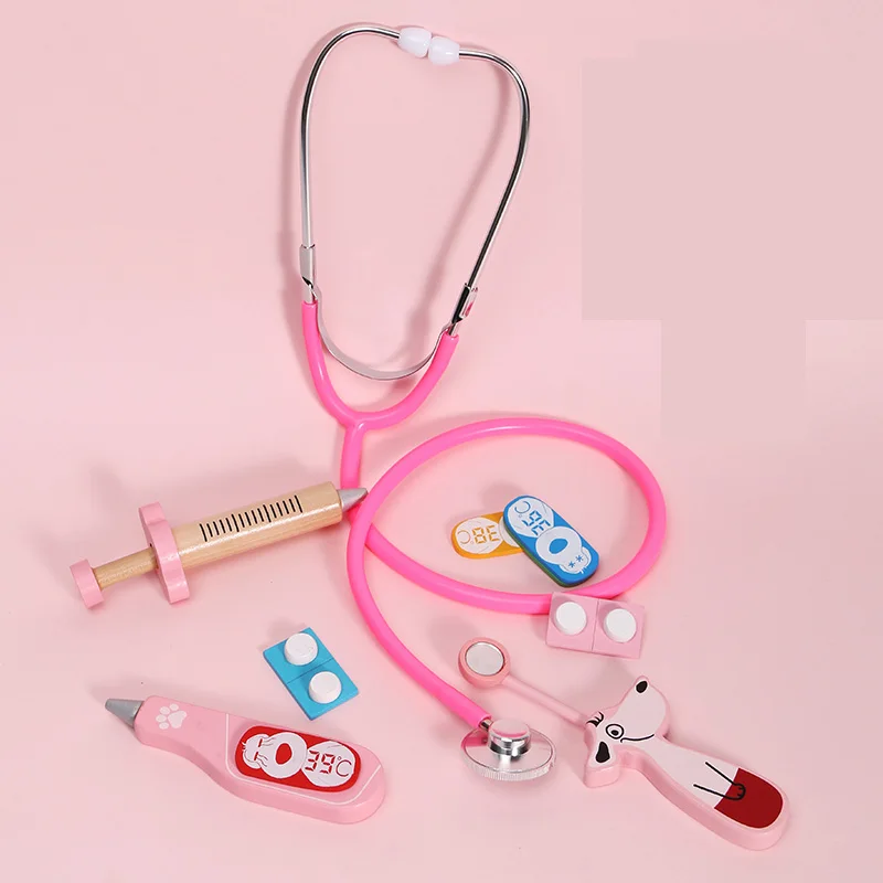 Simulation stethoscopes Kids doctor role play Toys Scienceularization CL 