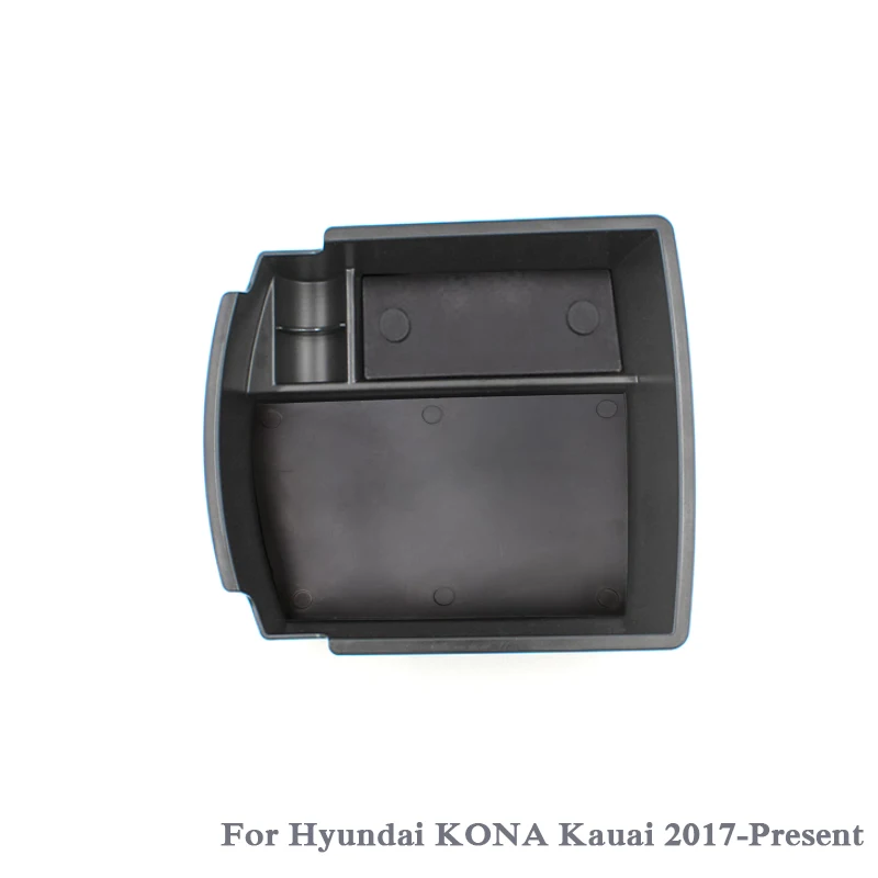 Автомобильный Стайлинг автомобильный подлокотник коробка для хранения hyundai Kona Kauai- центральная консоль подлокотник коробка для хранения крышка авто аксессуары