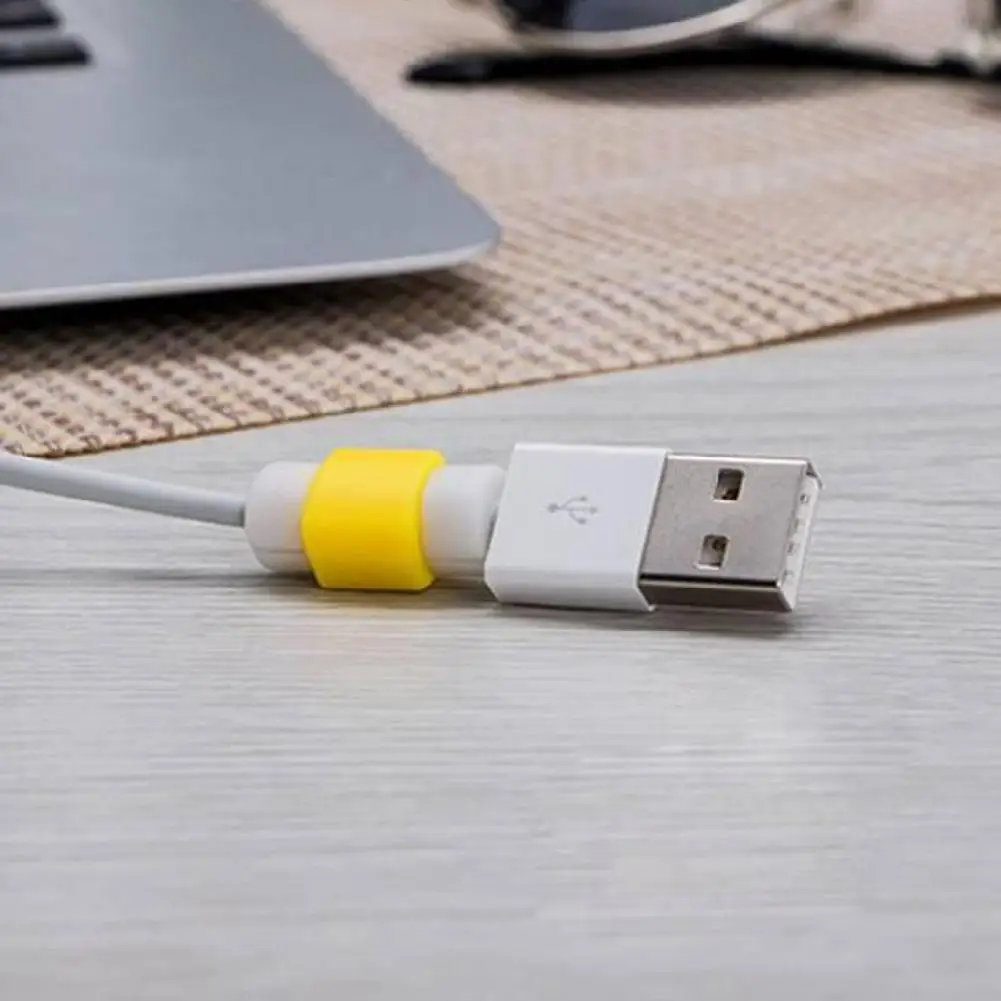 DishyKooker 10 шт. защитный чехол для iPhone iPad USB кабель для зарядного устройства