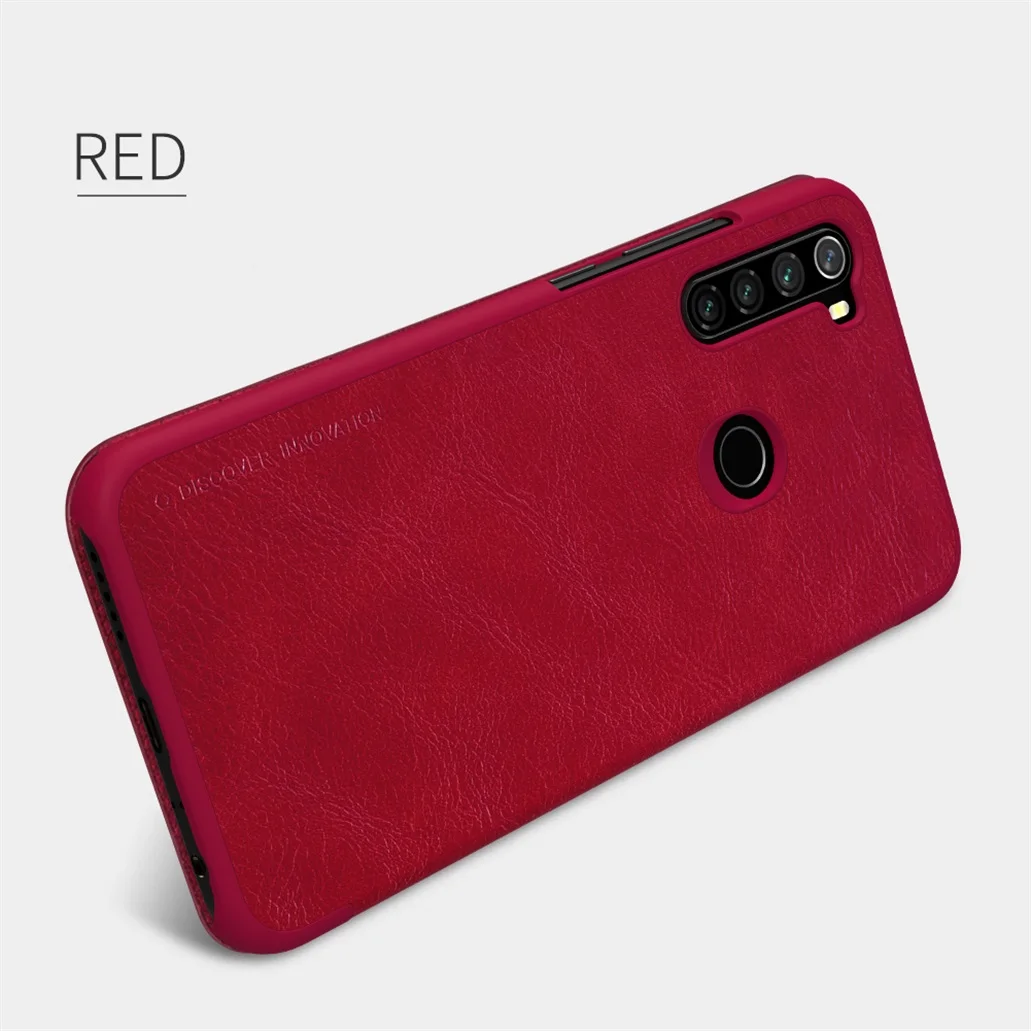 Для Xiaomi Redmi Note 8T флип-чехол Nillkin Qin винтажный кожаный флип-чехол с отделением для карт чехол-кошелек для Redmi Note8T чехлы для телефонов