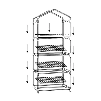 

Mini Greenhouse Cover House Garden 69*49*160cm Waterproof UV protection