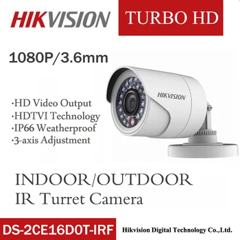 Картинка DS-2CE16D0T-IRF Hikvision английская 2MP HD1080P пуля ИК Камера 20 м ИК расстояние IP66 всепогодный CCTV безопасности Камера