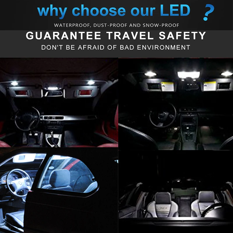 2 шт. светодиодный зеркальный светильник для чтения без ошибок CC Polo VW Golf GTi EOS Jetta