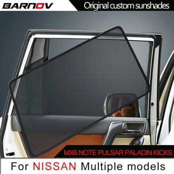 

Car Special Magnetic Curtain Window SunShades Mesh Shade Blind Original Custom For Nissan MX6 Note Pulsar Paladin Kicks Yumsun