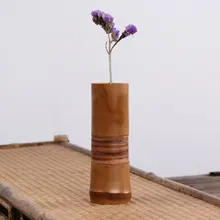 Бутылки Свадебные ретро украшения дома подарок настольные горшки украшения бамбуковые гостиная дома Съемная ваза для цветов ручной работы ремесла