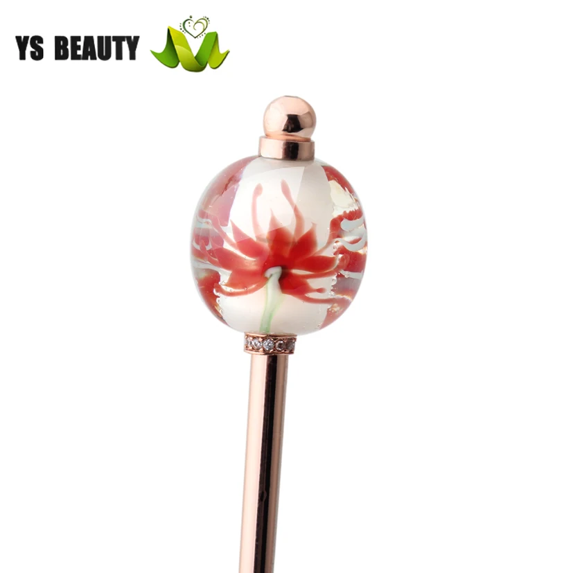 

Shore Flower Glass Beads Hairpin Japanese Fashion Design Style Can Be Disassembled With Different Matching Beads Combination
