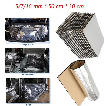 

Aluminum Car Firewall Heat Sound Insulation Pad For Ford Focus 2 3 1 Fiesta Mondeo Kuba Ecosport Mini Cooper R56 R50 R53 F56 F55