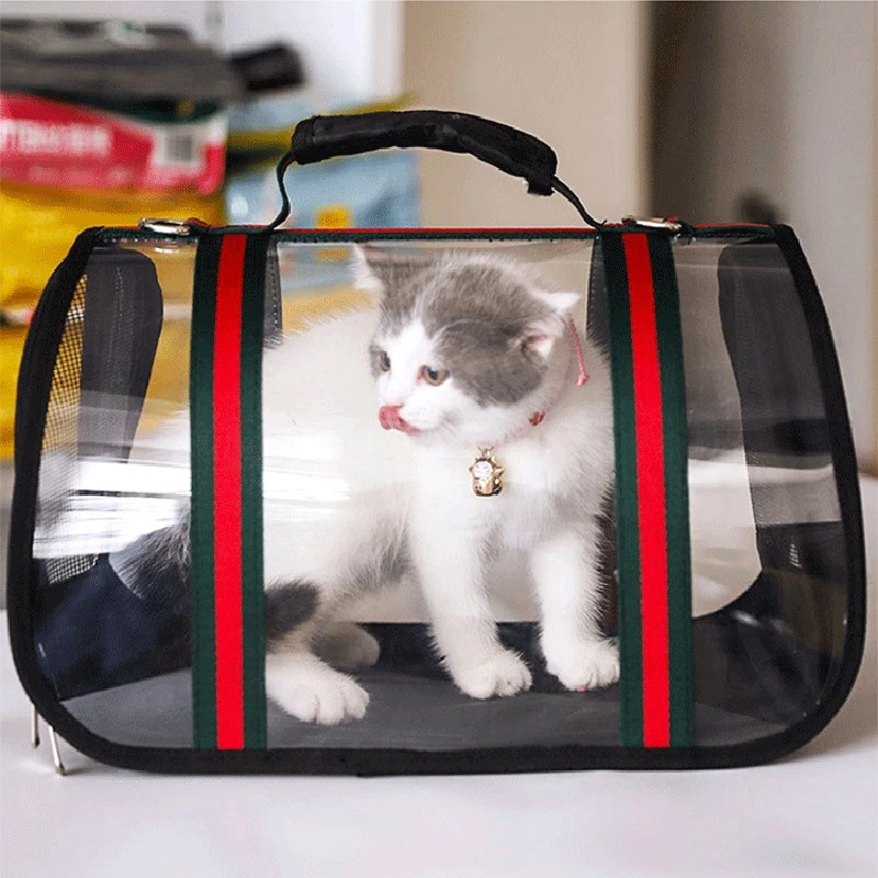 Transporteur Pour Animaux De Compagnie Transparent Pour Chat Chien Grand Espace Sac A Main Pour Animaux