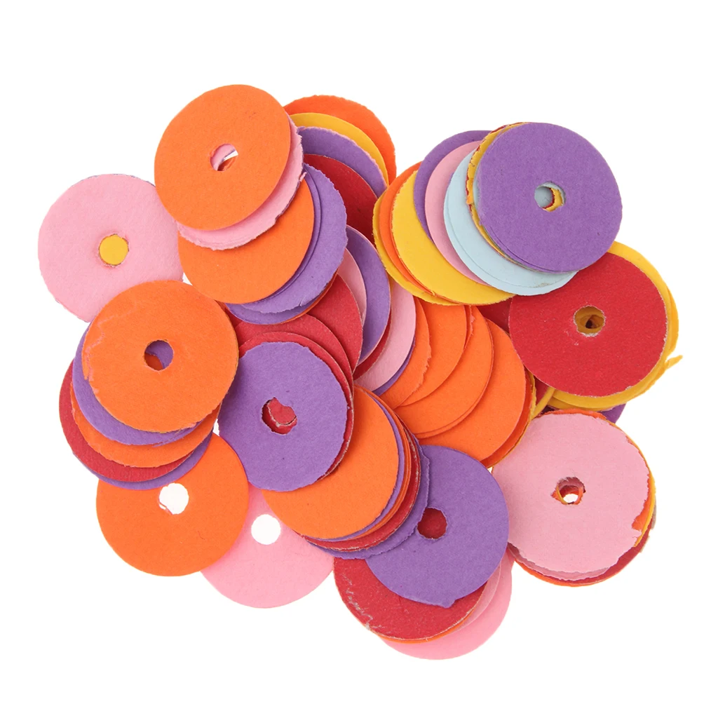 Pack/90pcs Felt Balance Punchings Shims Hitch Pin Punchings for Upright/Verhical Piano Parts