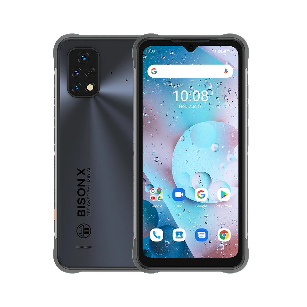 [Premiere] UMIDIGI BISON X10S X10G 6150mAh Battery Global Version Smartphone 4GB+32GB IP68/IP69K Waterproof Rugged NEW Phone cheap gaming cell phone Android Phones